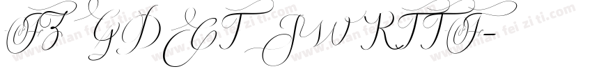 FZGDCTJW RTTF字体转换